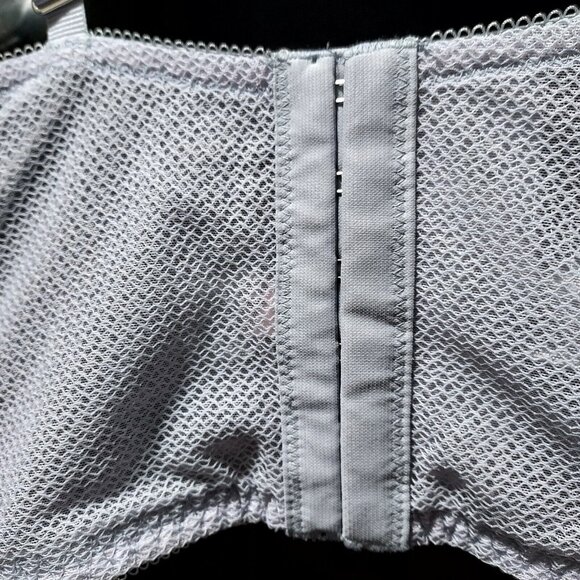 Victoria's Secret Dream Angel Lace Bra Bralette Pink Gray Lavender, Size 36C - Picture 7 of 13